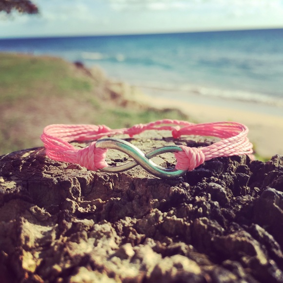 Pink Infinity 🌺 Wax Bracelet