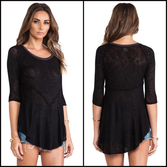 FREE PEOPLE Tunic Layering Tee - Picture 2 of 4