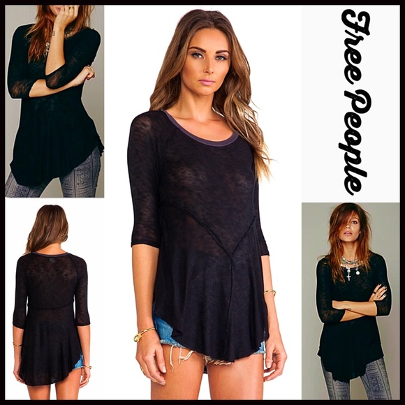 FREE PEOPLE Tunic Layering Tee - Picture 4 of 4