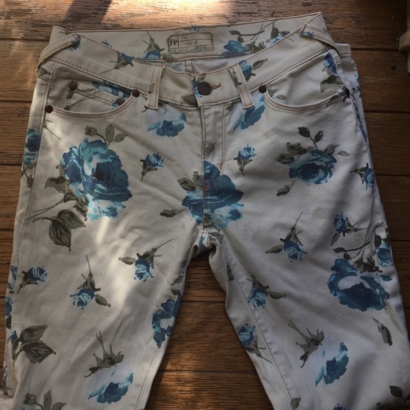 Free people floral jeans