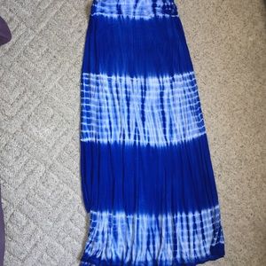 Tie Dye Maxi Skirt