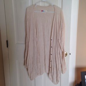 Free People lightweight beach cardigan