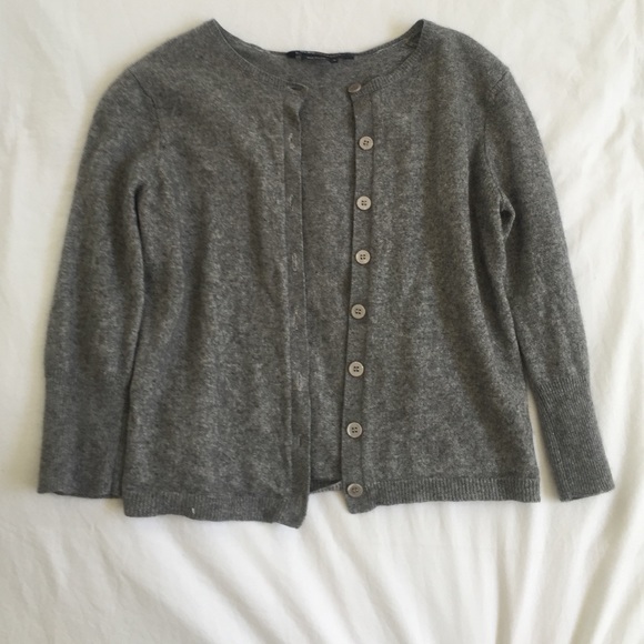 BCBG maxazria grey cardigan