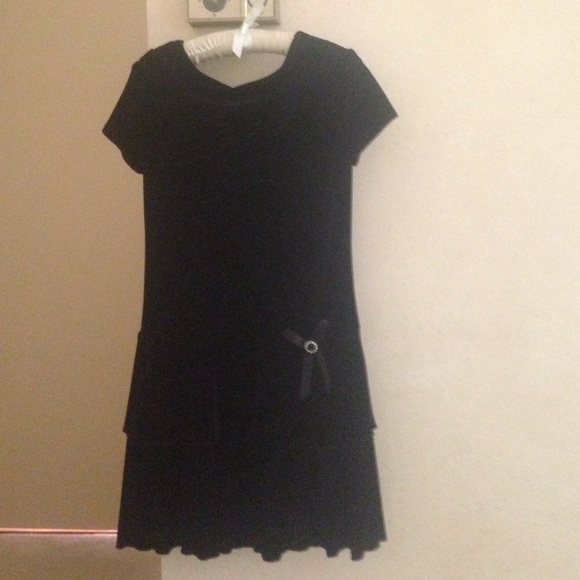 Black Velvet Junior's Dress