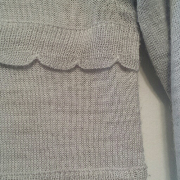 Ann Taylor Loft Petite Lightweight Top (pale grey) - Picture 4 of 4