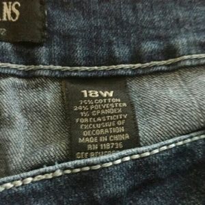 Plus size jeans