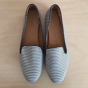 J. Crew Striped Loafers