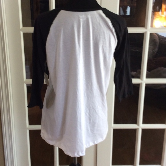 Black & White Baseball Jersey sz L Jr - Picture 2 of 4