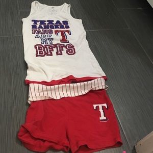 Kids Texas Rangers outfit