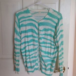 J. Crew striped cardigan