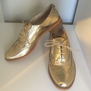 Gold oxfords