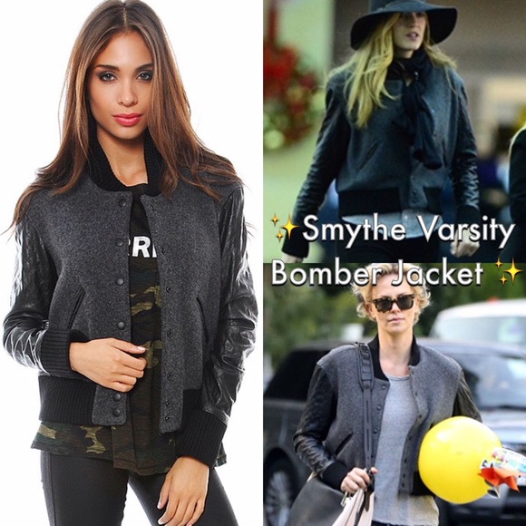 Smythe Jackets & Blazers - ⚡️FLASH SALE⚡️Smythe Varsity Bomber Jacket