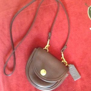 Very small coach cross body purse