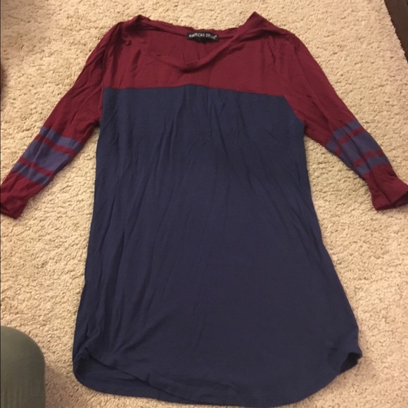 Blue and Maroon shirt