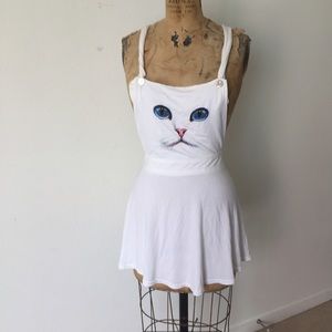 Omighty cat overall dress