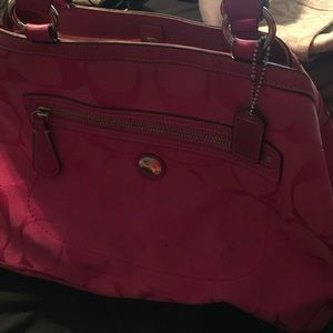 Authentic Pink Coach Purse