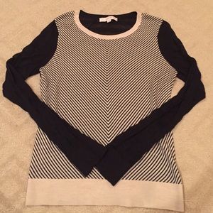 Striped sweater from LOFT