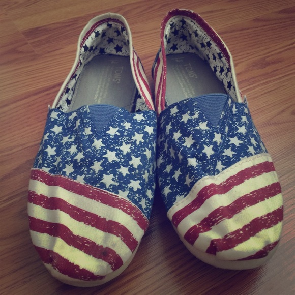 American flag Toms