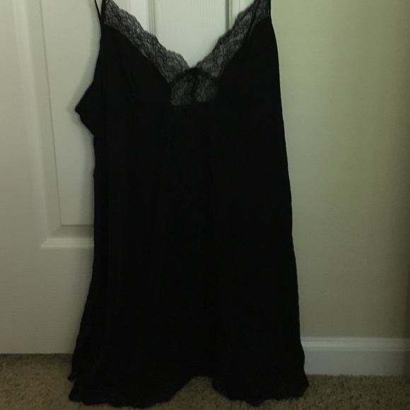 Silk camisole with lace panels