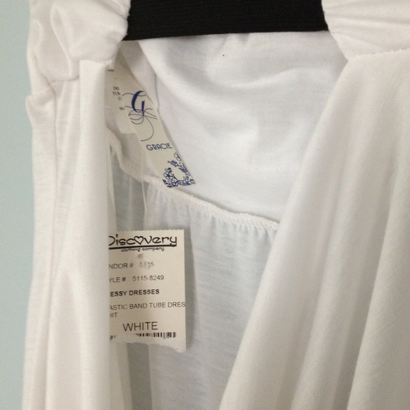 Gracie Elastic Tube Top Mini Dress With Open Back - Picture 3 of 3