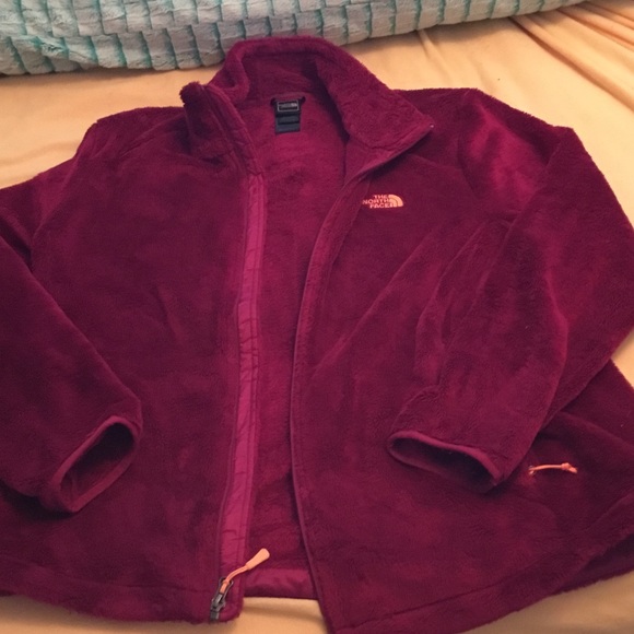 North face furry sweatshirt