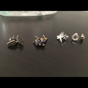 4 pairs of earrings from kohls
