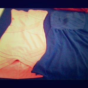 PREMADE BUNDLE: H&M NWT Pink +Blue Bandage Dresses