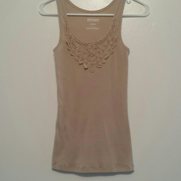 Old Navy Tank with Crochet Detailing - Picture 1 of 4