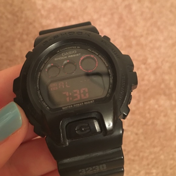 Black G-shock watch
