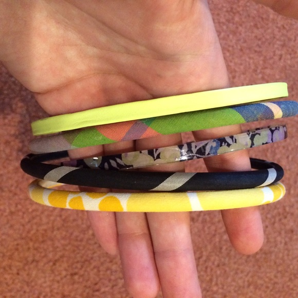 5 J. Crew Headbands