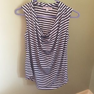 Cowell neck sleeveless tank.