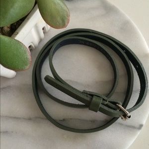 Anthropologie skinny belt M/L mint condition!