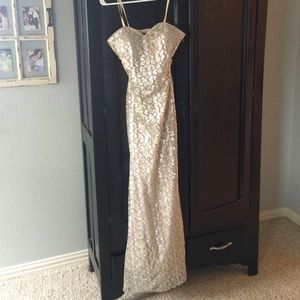 La Femme Strapless Sweetheart Formal Dress