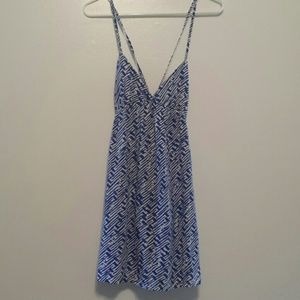 Raisins Beach Cover-up (Royal blue & white)