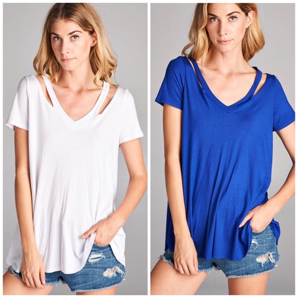 Essential cut out shoulder tunic - Picture 2 of 2