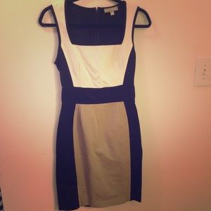 Neutral tone business dress