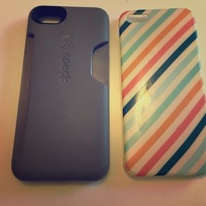 Lot of 2 cases for iPhone 5/ 5s (Speck, unbrand)