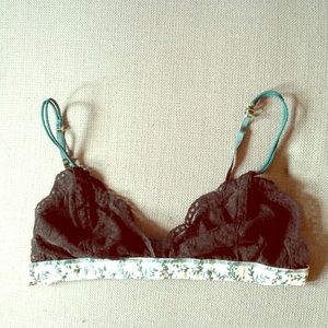 Urban Outfitters Black lace bralette - NWOT
