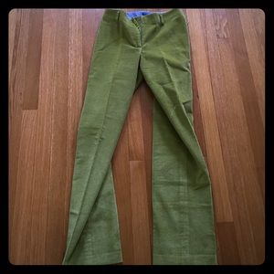 Green corduroys size 4