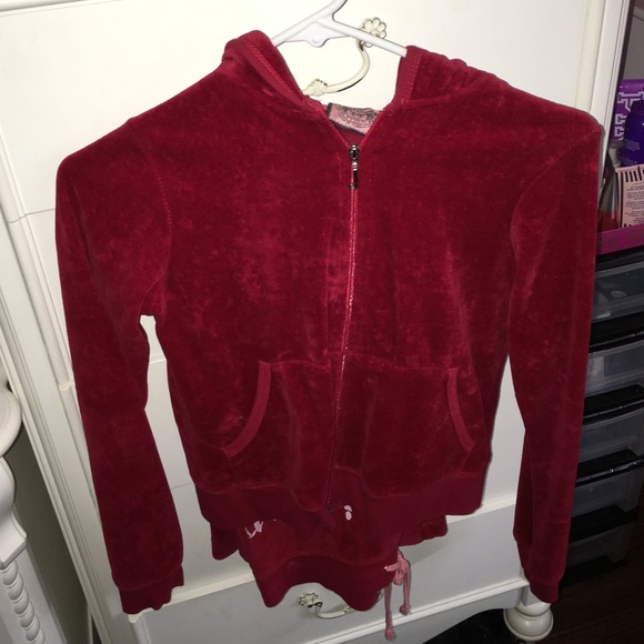 Juicy course red track suit