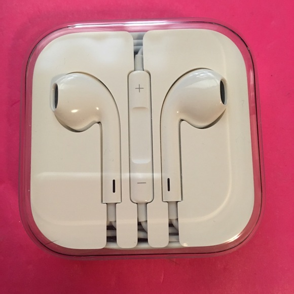 Apple earbuds.