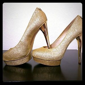 ☉Gold Michael Kors Heels☉