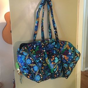 Vera Bradley XL duffel, midnight blues