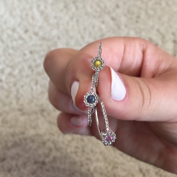 Three colored diamond rings - Picture 3 of 4