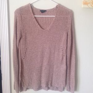 Dusty pink slouchy sweater