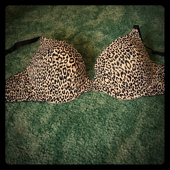 Victoria's Secret Pink Cheetah Print Bra 36D