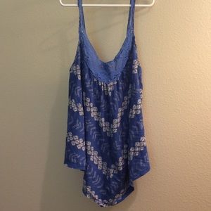 American Eagle Blue Tank Top
