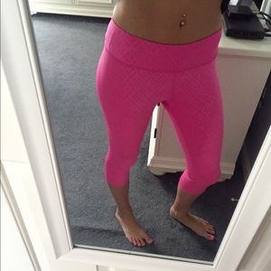 Under Armour Hot Pink Capris!