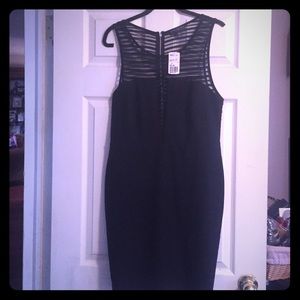 Black short cocktail dress