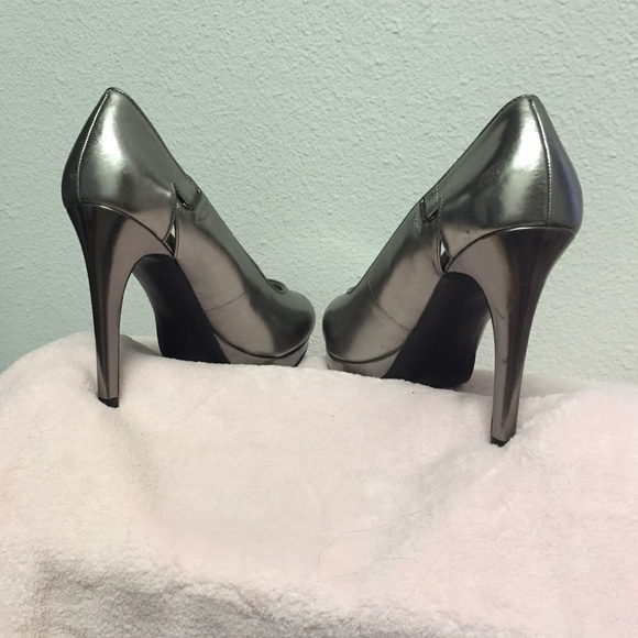 Bcbgeneration Silver Platform Heels - image 2